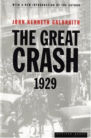Cover of The Great Crash 1929 by John Kenneth Galbraith.